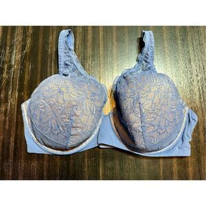 Third Love bra size 40E *flaw* blue lace underwire